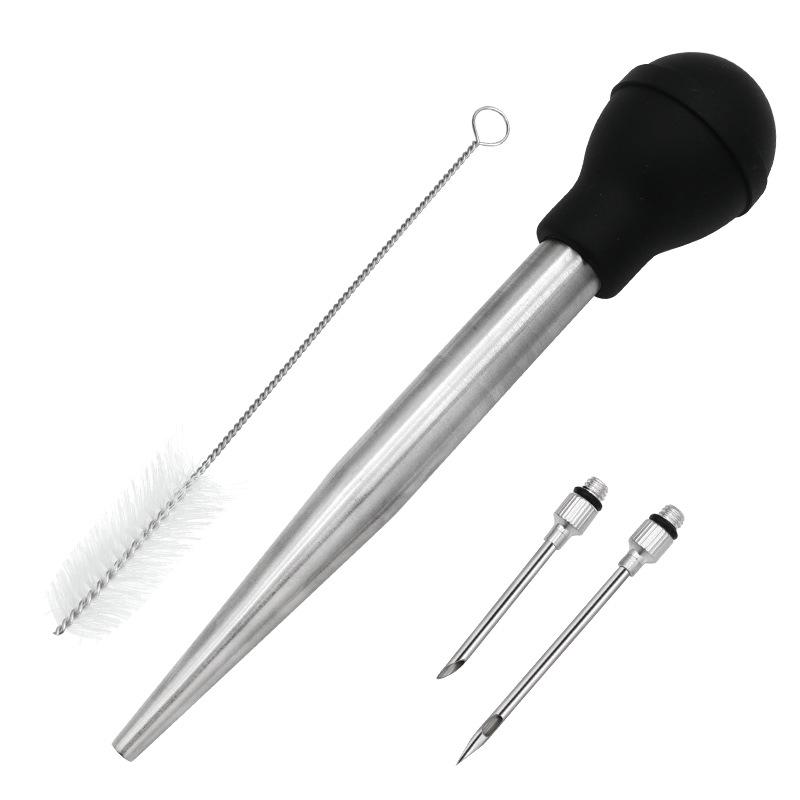 

Turkey Seasoning Injector & Silicone Basting Tube with Brush