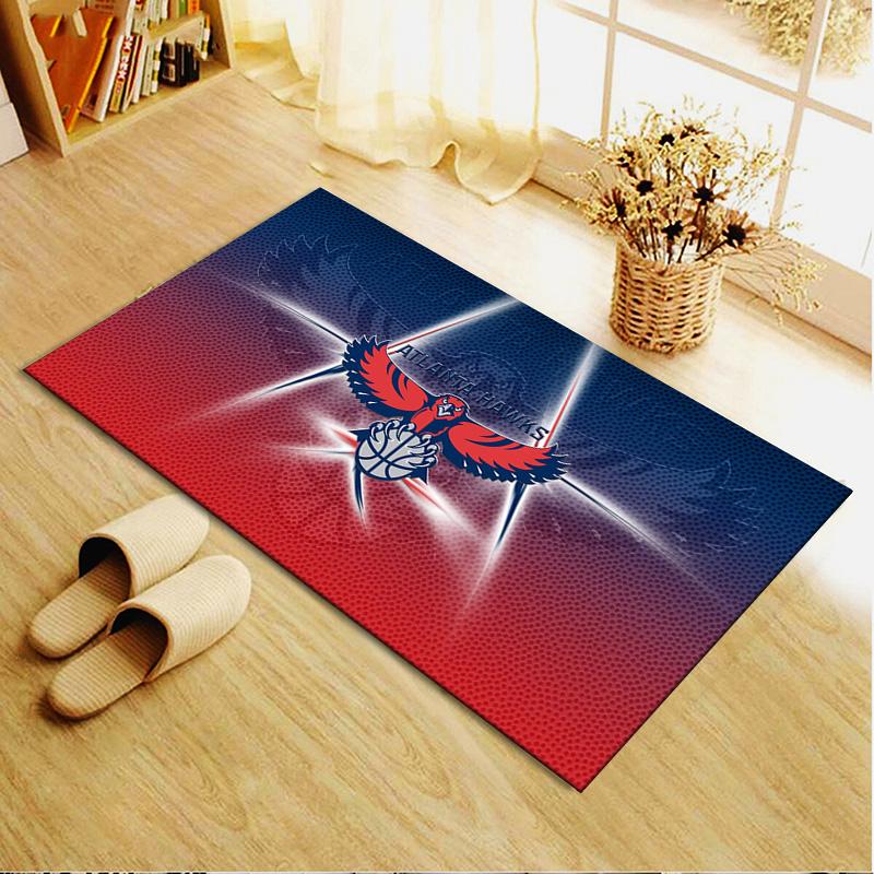 Atlanta Hawks Carpet Rug for Living Room Bedroom Home Sofa Decoration,Kids Play Non-slip Floor Mat