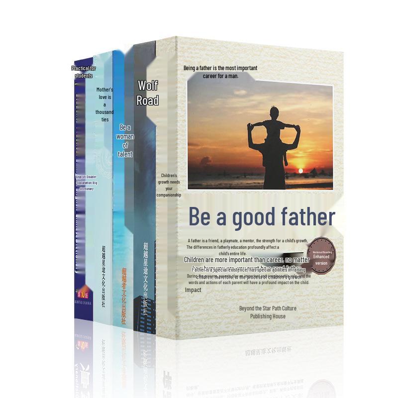 Nuovo Porta Telefono Nascosto e Supporto a Libro Finto: Copertina Personalizzabile, Portatile, Multifunzionale
