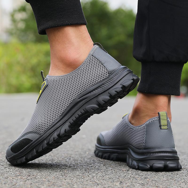 Summer Mesh Men Casual Shoes comfortable Trainers Non-slip Climbing Hiking Shoes Breathable Men's Treking Shoes tenis masculino