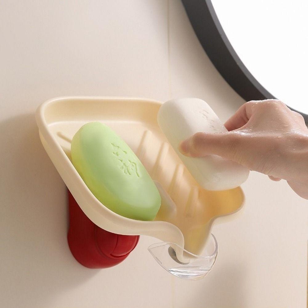 Adjustable Angle Flexible Angle Soap Rack Suction Cup Self Draining Soap Holder Soap Rack Shower