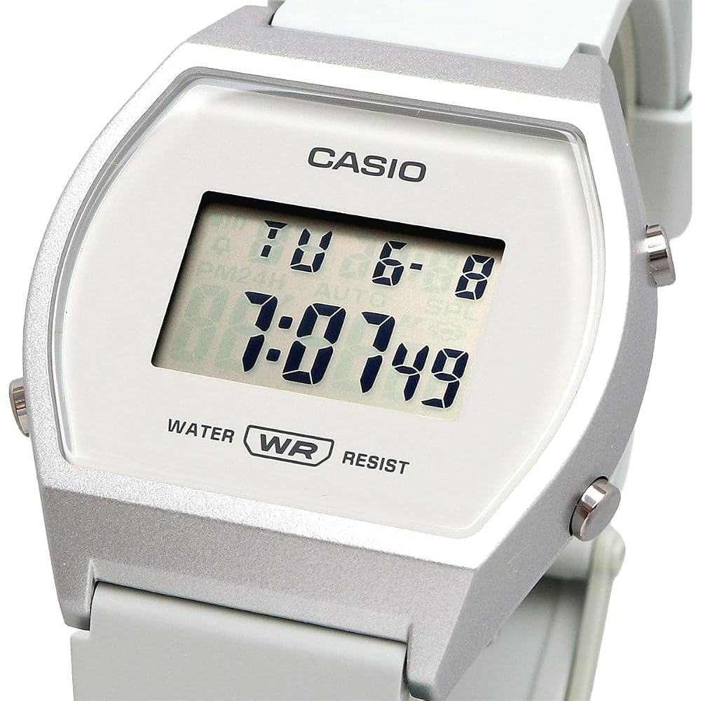[Casio] CASIO Standard Digital Women's Watch LW-204-7A (No presentation box, simple packaging) Ice Gray x Silver (Overseas model) [Parallel import]