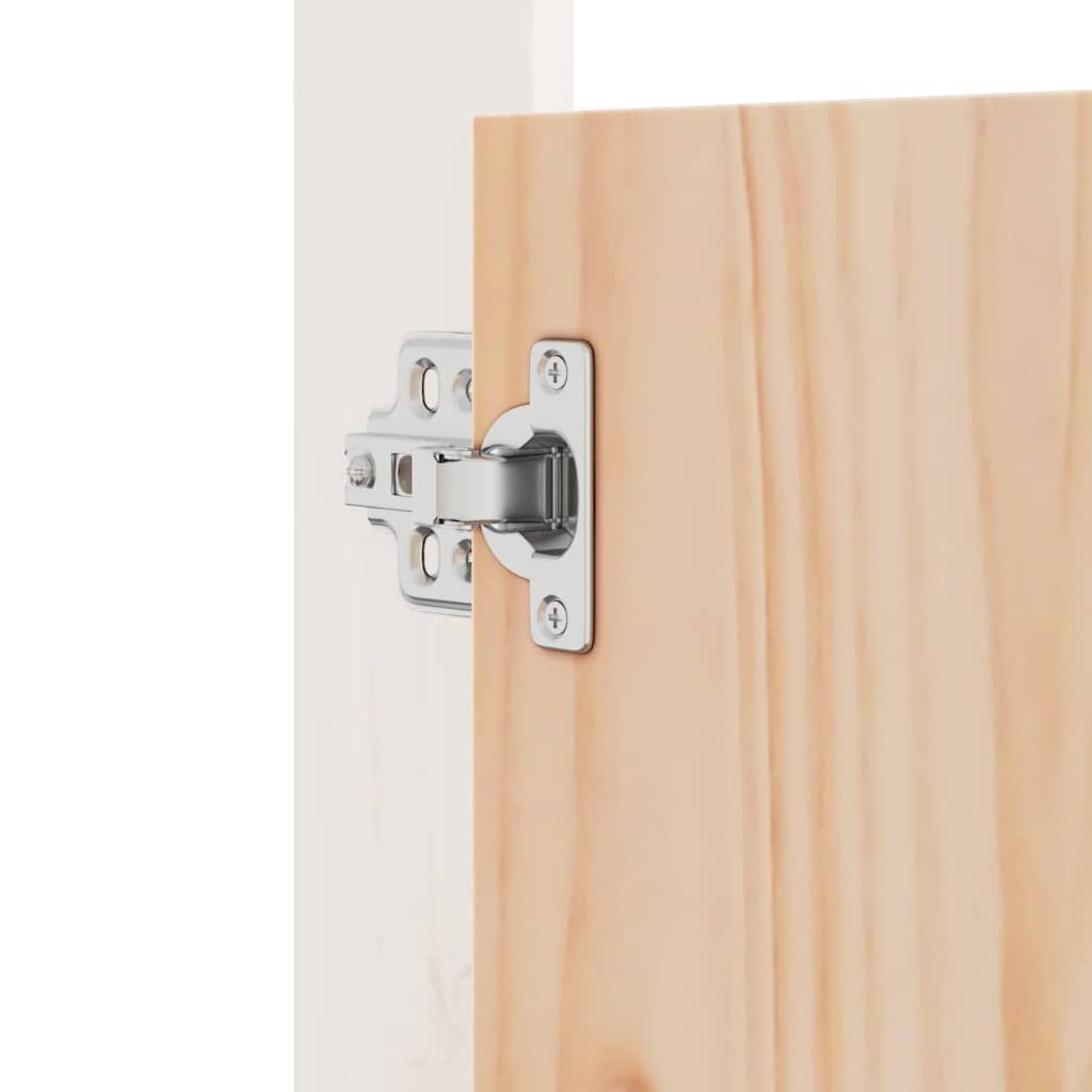 Vidaxl Outdoor Kitchen Cabinet Door, White, 50X9X82 Cm, Pine
