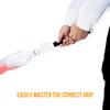 Golf Swing Trainer Practice Stick with Adjustable Weight Correct Grip Indoor Training Aid for Beginners Visual