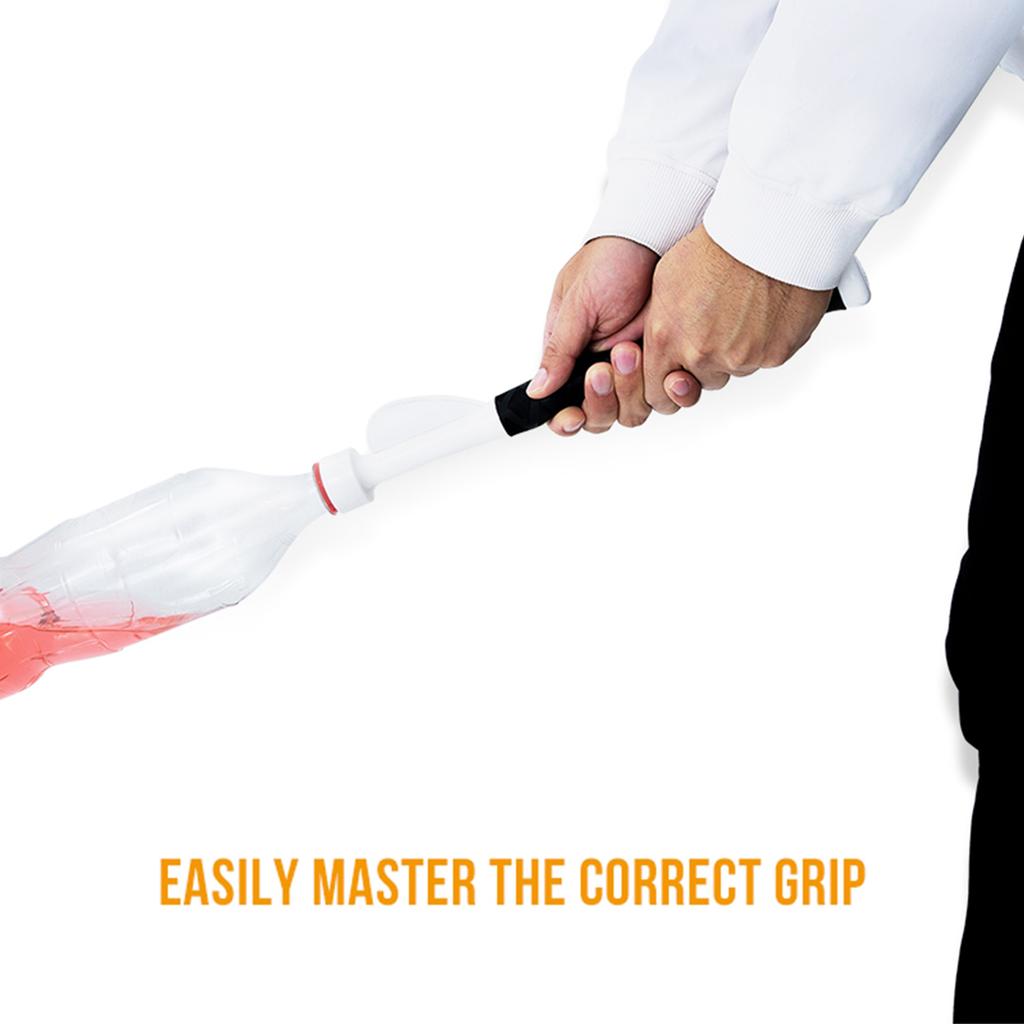Golf Swing Trainer Practice Stick with Adjustable Weight Correct Grip Indoor Training Aid for Beginners Visual