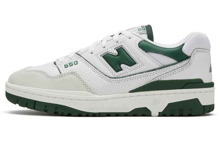 New Balance 550  White/Team Forest Green  sneakers BB550WT1 37.5