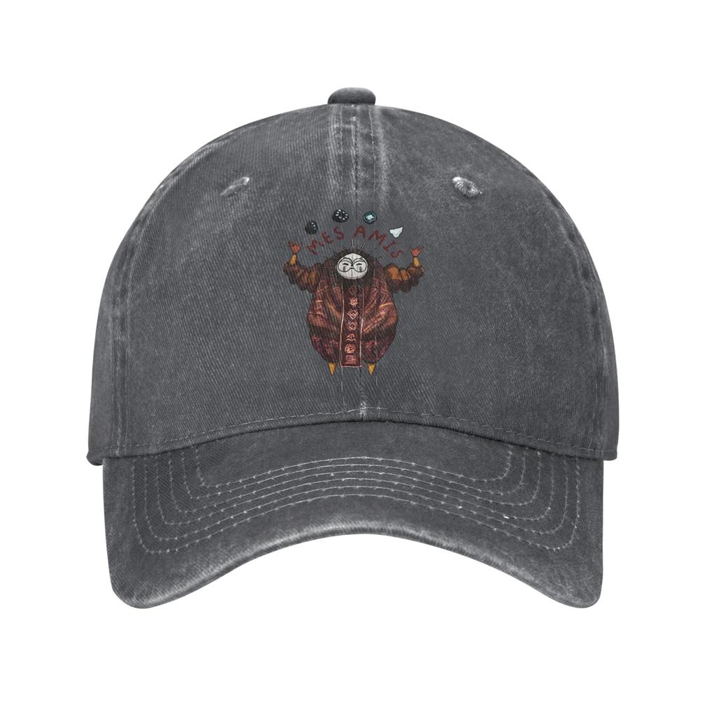 Unisex Ski- und Felsfreunde Expedition 33 Druckmütze Vintage verwaschener Denim 2025 Spiel Baseballkappe Verstellbar