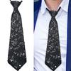 Stylish Sequined Suspenders for Men with Neck Tie Multiuse Costume Accessory Brace for Weddings and Holiday Celebration
