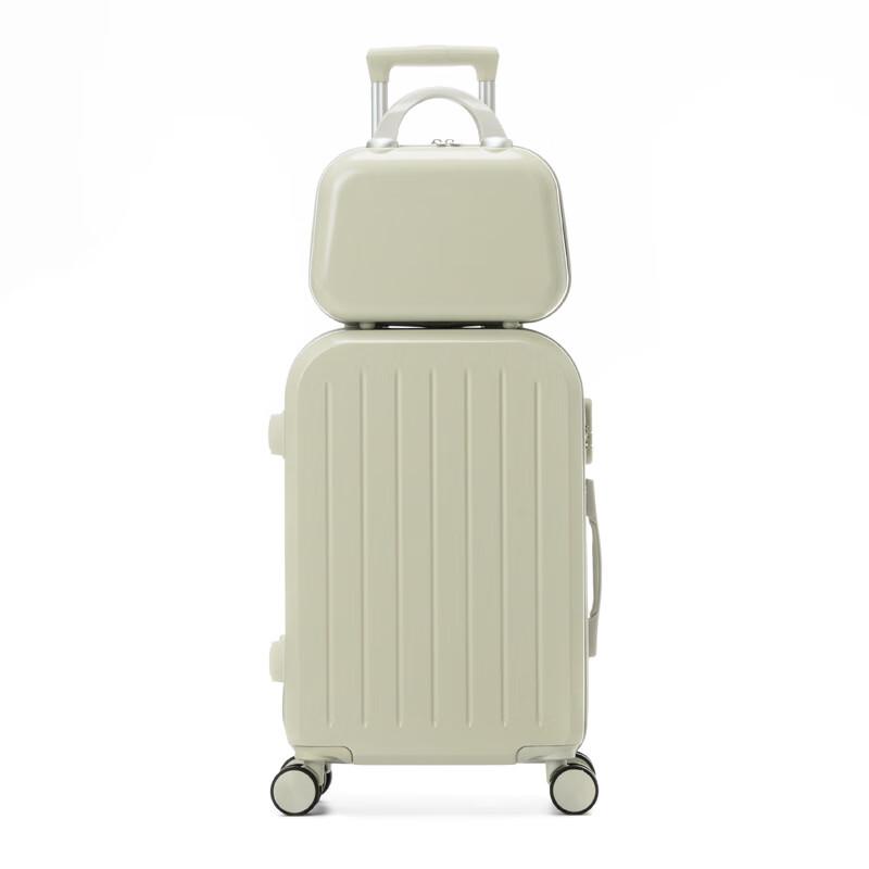 Aofiya 22-inch Nested Zipper Suitcase