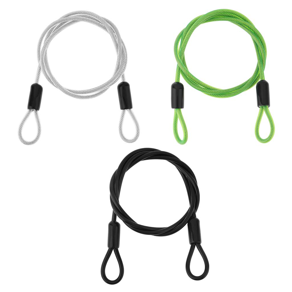 1m/1,5m/2m zámek na kolo, bezpečnostní kryt na zavazadla, řetězový zámek proti krádeži, lano s dvojitou smyčkou pro jízdní kolo, motocykl, cyklistiku