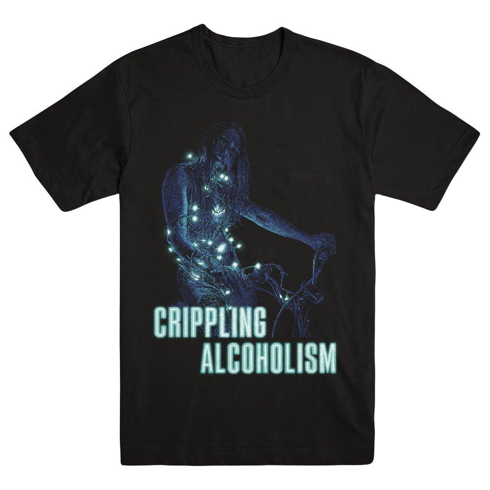 CRIPPLING ALCOHOLISM "Bike Girl - Blue" T-Shirt