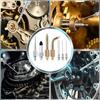 Accuracy Grease Dispenser Kit Strong Steel Nozzles Needle Adapters Couplers For Accurate Grease Control In Confined Areas
