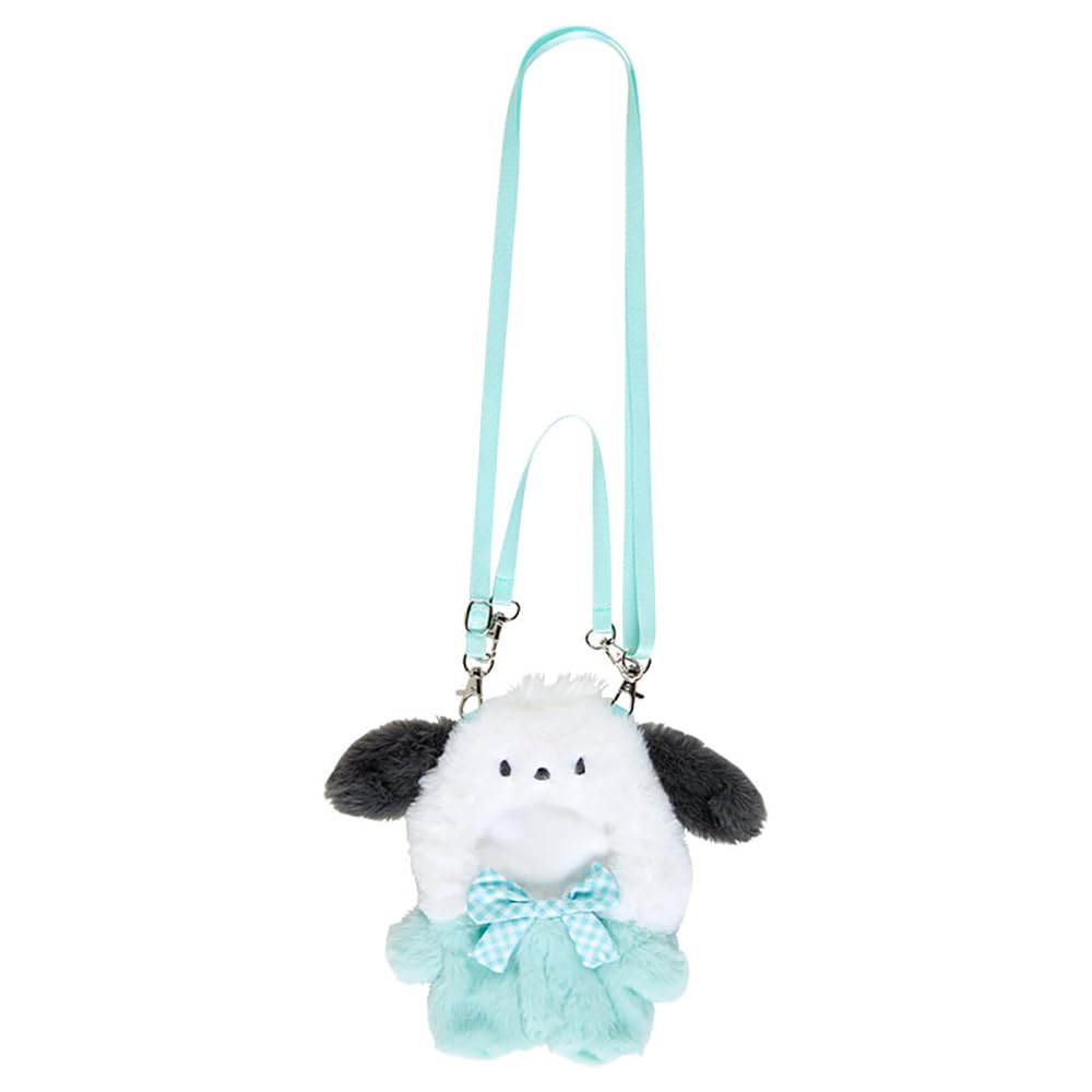 Sanrio Medium Shoulder Pitatto 18 x 15 x 1 100579 Dress-Up Clothes, Friends, Pochacco, cm, Character,