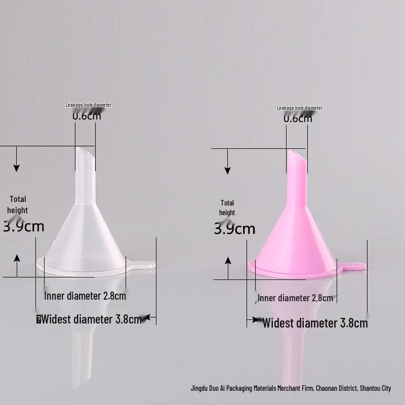Clear Plastic Mini Funnel for Liquid Dispensing and Perfume Filling