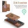 2-in-1 Detachable Magnetic Wallet with Card Holder Phone Case for Samsung Galaxy S25 Edge S24 Plus S23 S26 Ultra Leather Cover