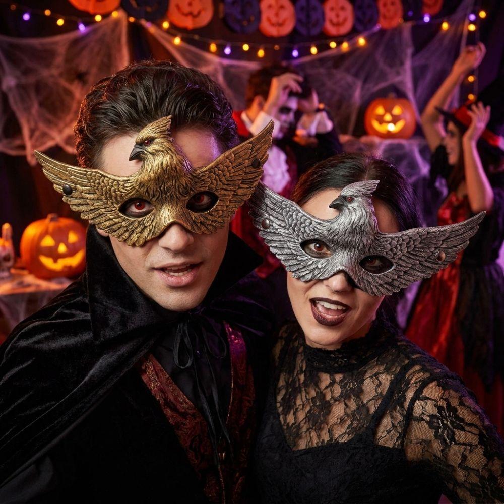 Vintage Adler Halbgesichts-Maskerade Maske Gotische Tier Adler Party Maske Halloween Party