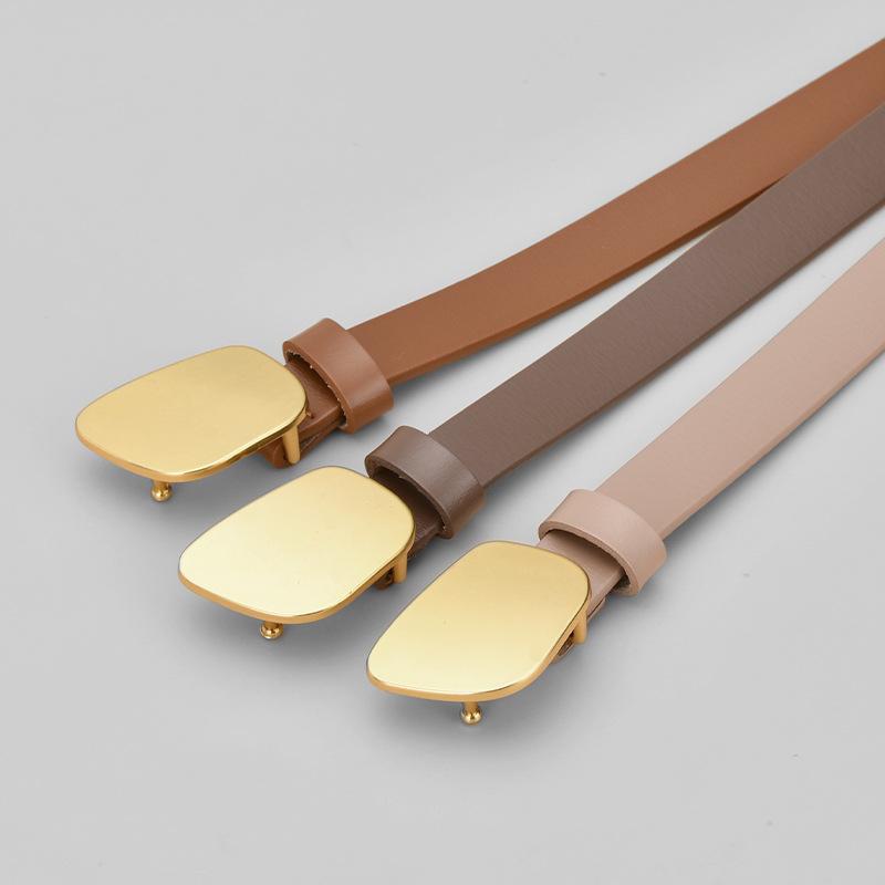 Women'S Leather Belt Women'S Belt Retro With Jeans Casual Decoration Women'S Belt