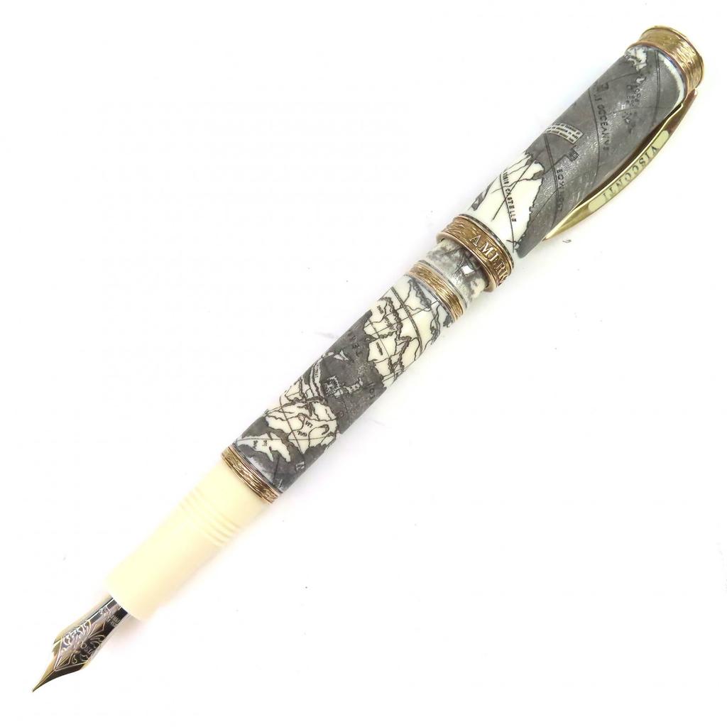 Großer Visconti Füllfederhalter Amerigo Vespucci 500 Stück weltweit 070/500 V55652 Gebraucht