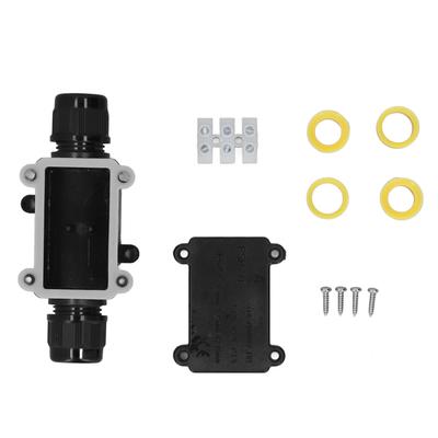 Junction Box IP68 Waterproof 3 Way Outdoor Electrical Connector for 5 To 9mm 9 To 12mm 12 To 15mm