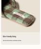 Women's Luxury Checkered Suede Fleece Slippers - Non-Slip Lightweight Tendon Sole