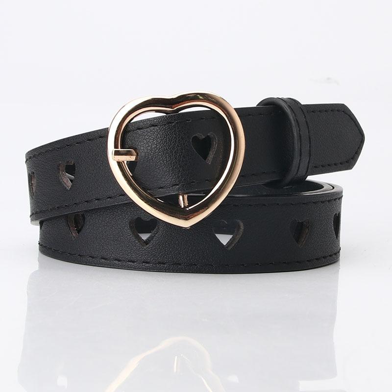 1Pc New Non-punching Love Hollow Belt Women's Versatile, Sweet Girls Sweater Skirt Decorative Belt