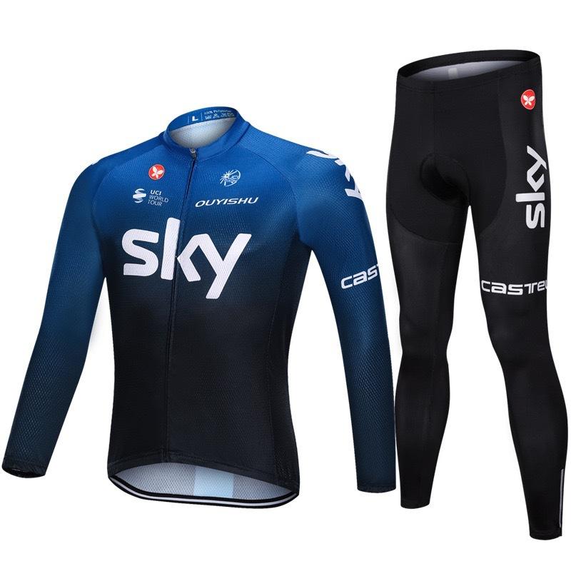 Racing Road Bike Mountain Bike Cycling Sportswear Long-sleeved Set, Breathable and Quick-drying 2026 Autumn Long-sleeved Breathable Cycling Suit