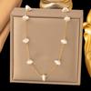 Summer New Temperament Versatile Baroque Pearl Necklace Women's Natural Stone Necklace Women's Simple and Advanced Sense