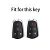 cvpys7 TPU Car Key Case Cover For Cadillac ATS CT6 CTS DTS XT5 Escalade ESV SRX STS XTS ELR 2014 - 2018 Remote Key Holder Keychain