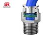 304 Stainless Steel Push-to-Connect Pneumatic Air Hose Quick Connector PC4