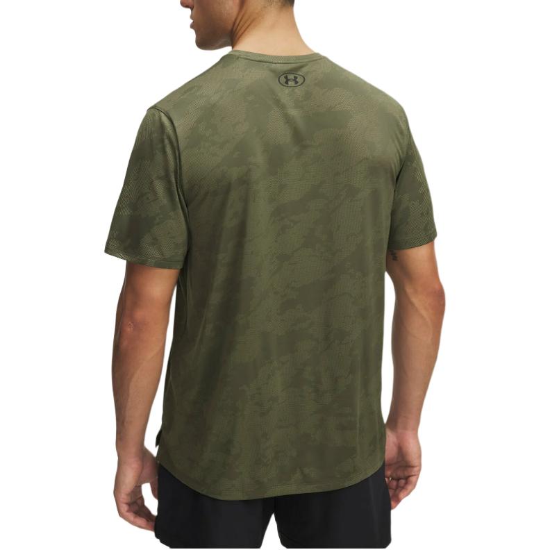 Under Armour Tech Vent Jacquard Logo Crew Neck Short Sleeve T-Shirt Men tops 1390047-001