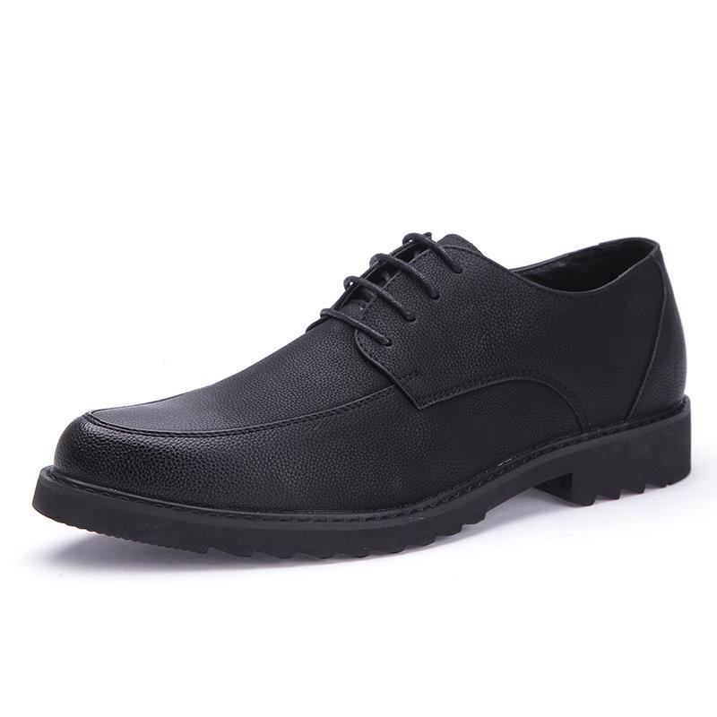 Men s Cross-Border Pointed Toe Leather Shoes - British Style, Formal & Casual 41