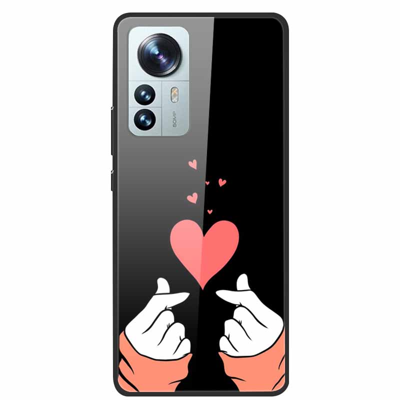 Tempered Glass Cases For Xiaomi 12T 5G Case Hard Phone Back Cover for Xiaomi 12T Pro Protection Shells Mi 12 T 12TPro 2022 Cool