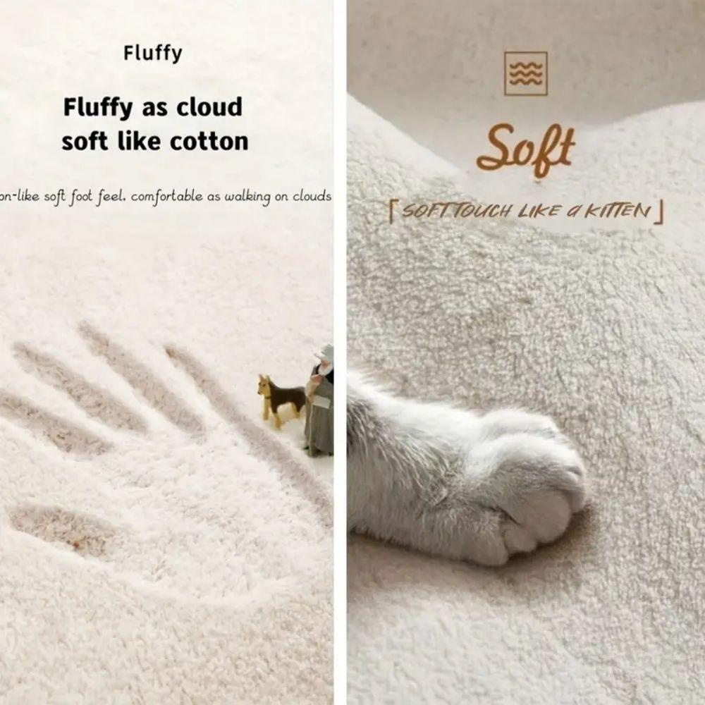 Cartoon Bedroom Bedside Carpet, Beautiful And Cute Rabbit Pink Carpet, Soft And Comfortable Foot Mat. Home Decoration.