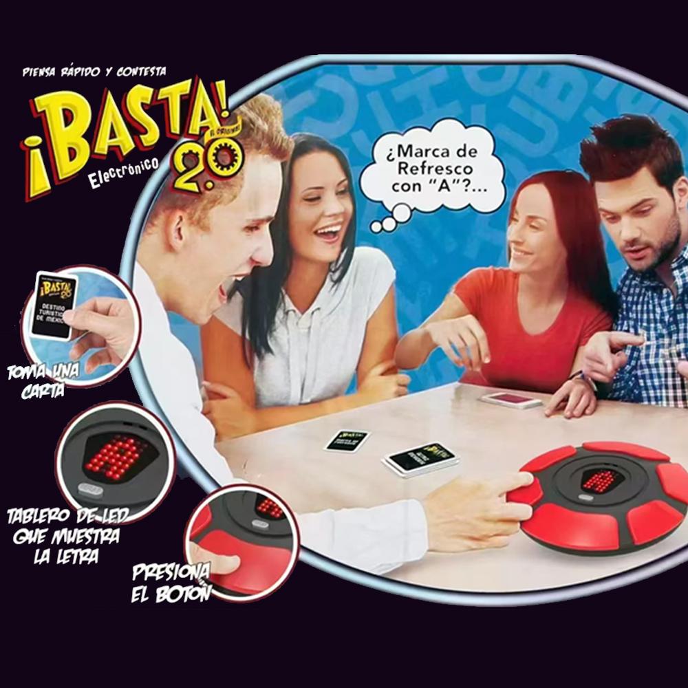 2.0 Spanish Basta Game Fast-paced Board Game Family Gathering STEM Toys for Adults Children Language Learning Juegos De Mesas