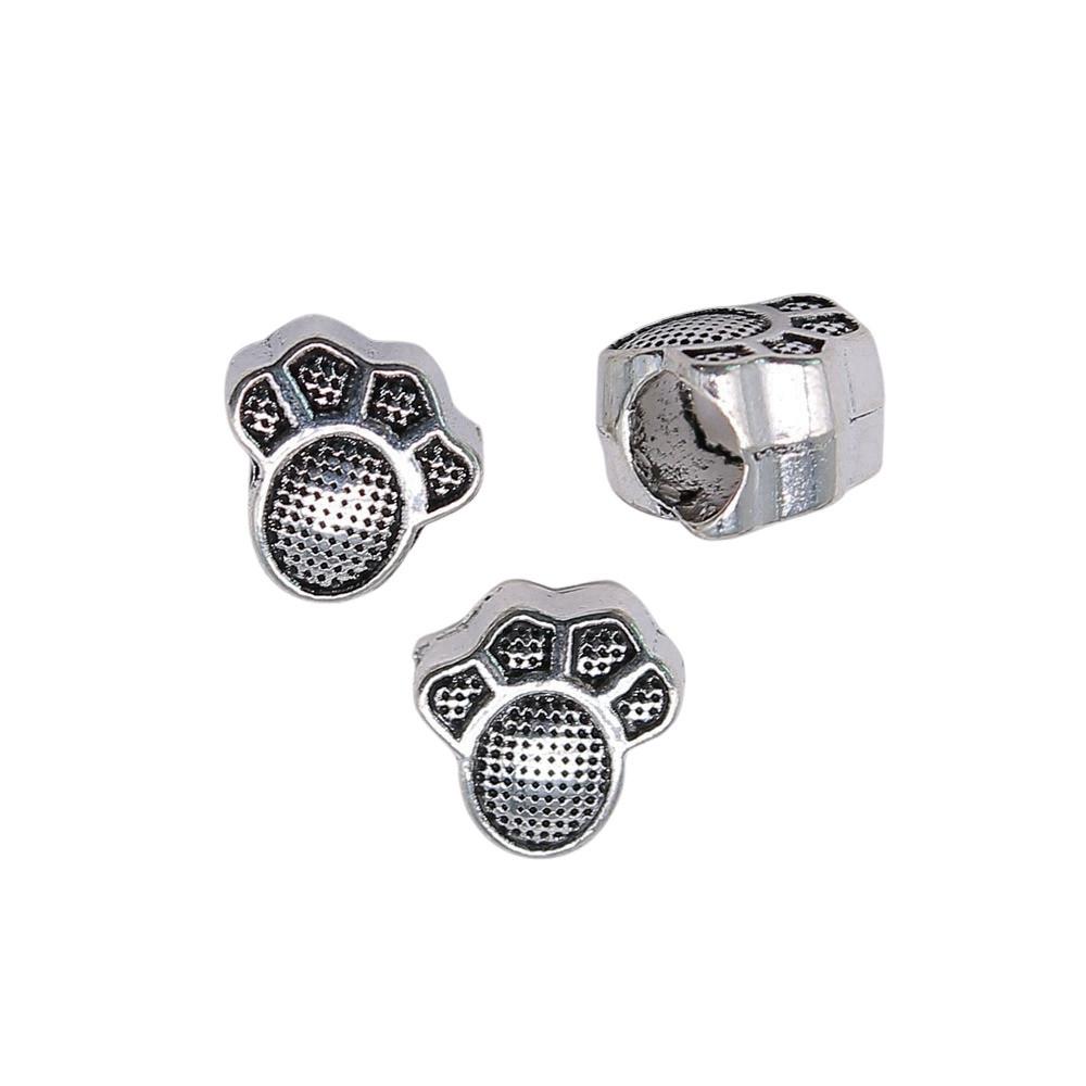 Animal Spacer Beads Large Hole Charms For Necklace Jewelry Making Starter Kit