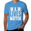 Old Lives Matter T-Shirt tops quick drying boys whites anime clothes t shirts casual stylish