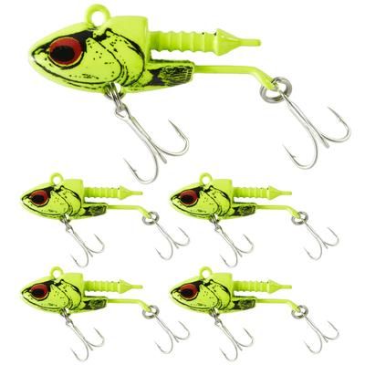 KOKO Lure Sea Bass Flounder Jig Head 5-piece Set 11g 16g 22g 28g ST-46UA Standard Equipment Shad Worm Vibration (Kodawari-kun)