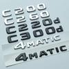 AAYN1 2017 Letras C180 C200 C220 C220d C250d C260 C300d 4Matic ABS Emblema de Carro para W204 W205 C205 S205 W206 Placa de Nome Logo Adesivo