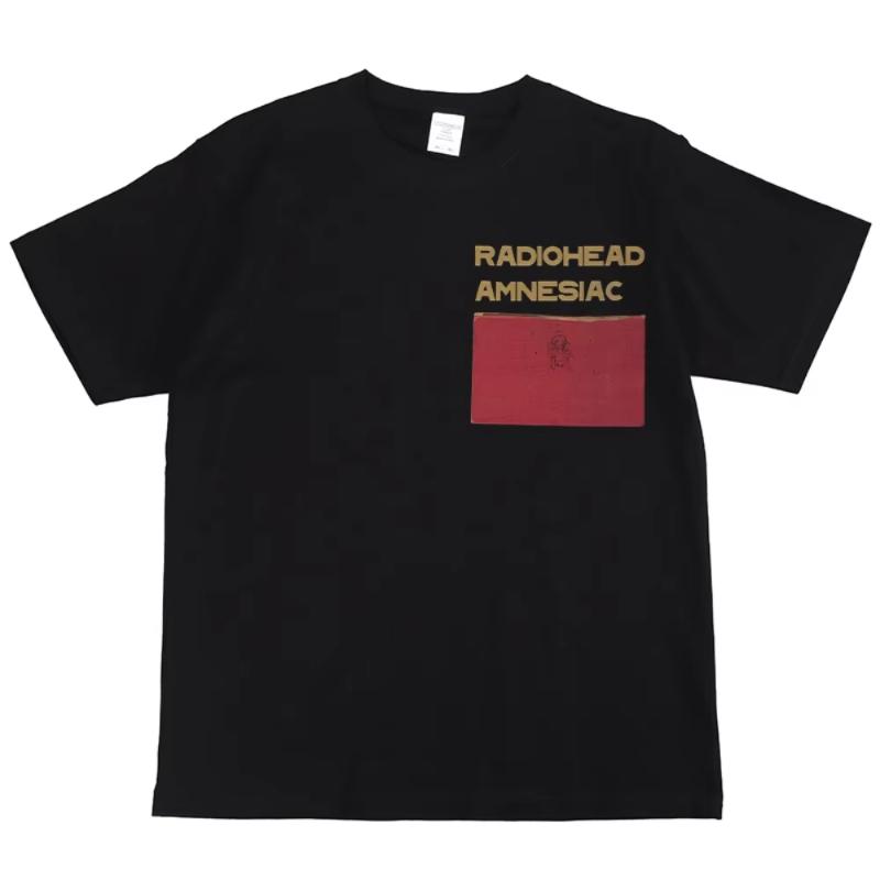 

Radiohead Rock Band Print American Street Hip Hop Vintage Black Short Sleeve T-Shirt Unisex Summer Oversize Clothing Cotton Top 4XL