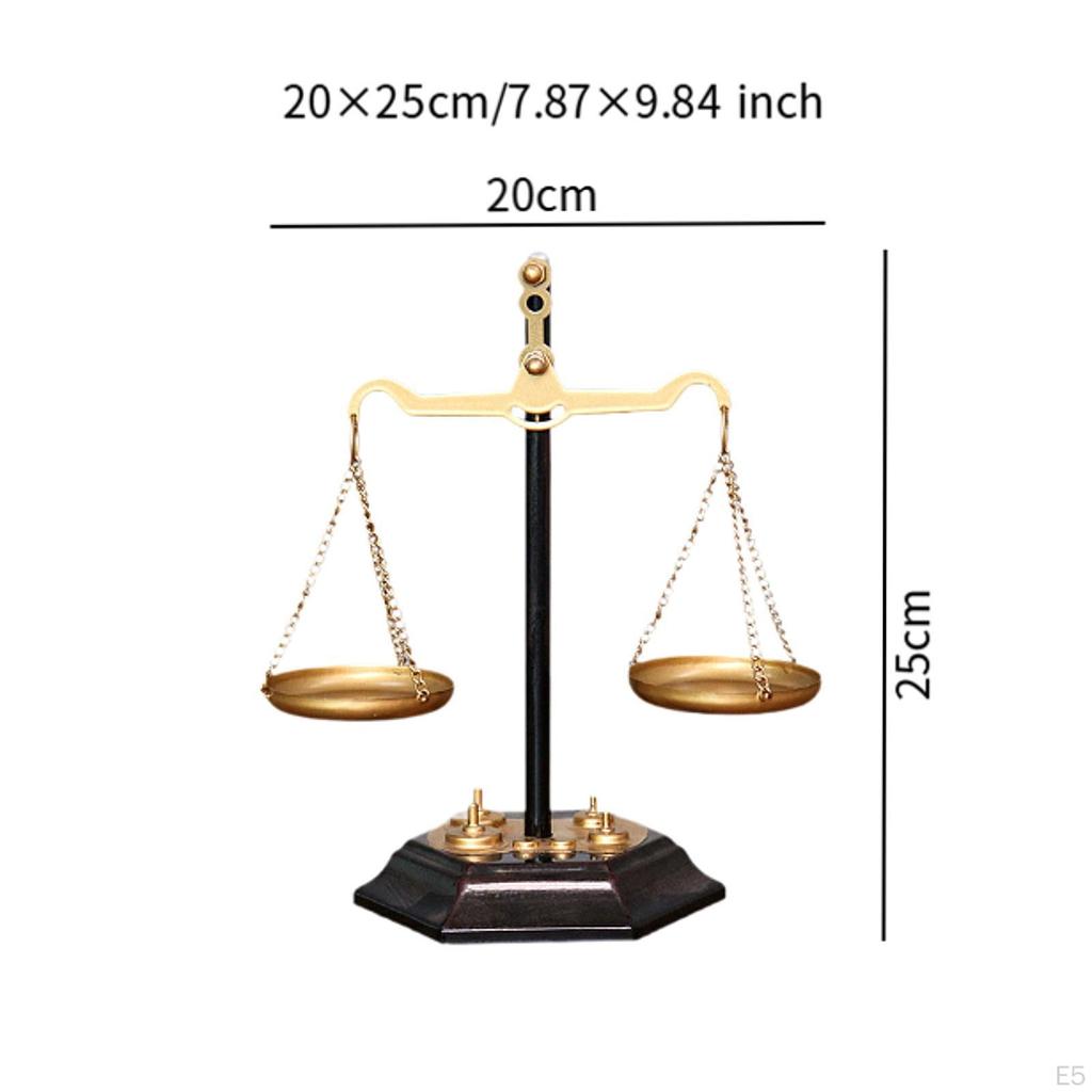 Libra Jewelry Display Centerpiece Stand Decorative Tabletop Accessories Desktop Balance Scale Art