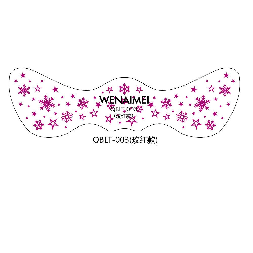 Hot Stamping Face Freckles Tattoo Sticker Hot Silver Laser Gold Party Disposable Waterproof Sticker Set