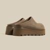Fashion High Heels Women's Platform Slippers Autumn Suede Shoes for Woman Comfortable Casual Shoes 2025 New Trends Zapatillas De Mujer