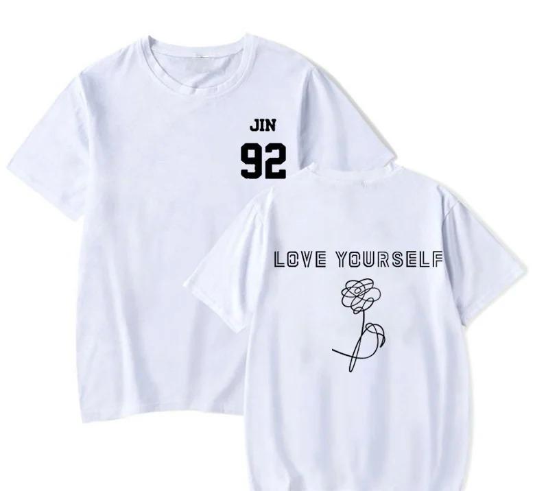 Hot Sale BTS Graphic Print T-Shirt Men Women Cotton Oversizd Short Sleeved Streetwear Y2k Harajuku Female Male Clothing Summer New Tee