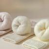 Women's Autumn and Winter Cashmere Mid-calf Warm Fleece Thickened Plush Long Calf Postpartum Socks Floor Sleeping Wool Long Socks
