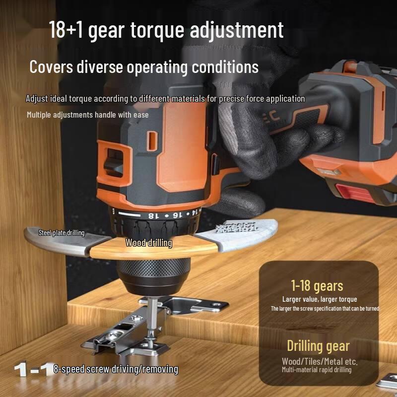 Brushless Cordless Impact Drill Kit