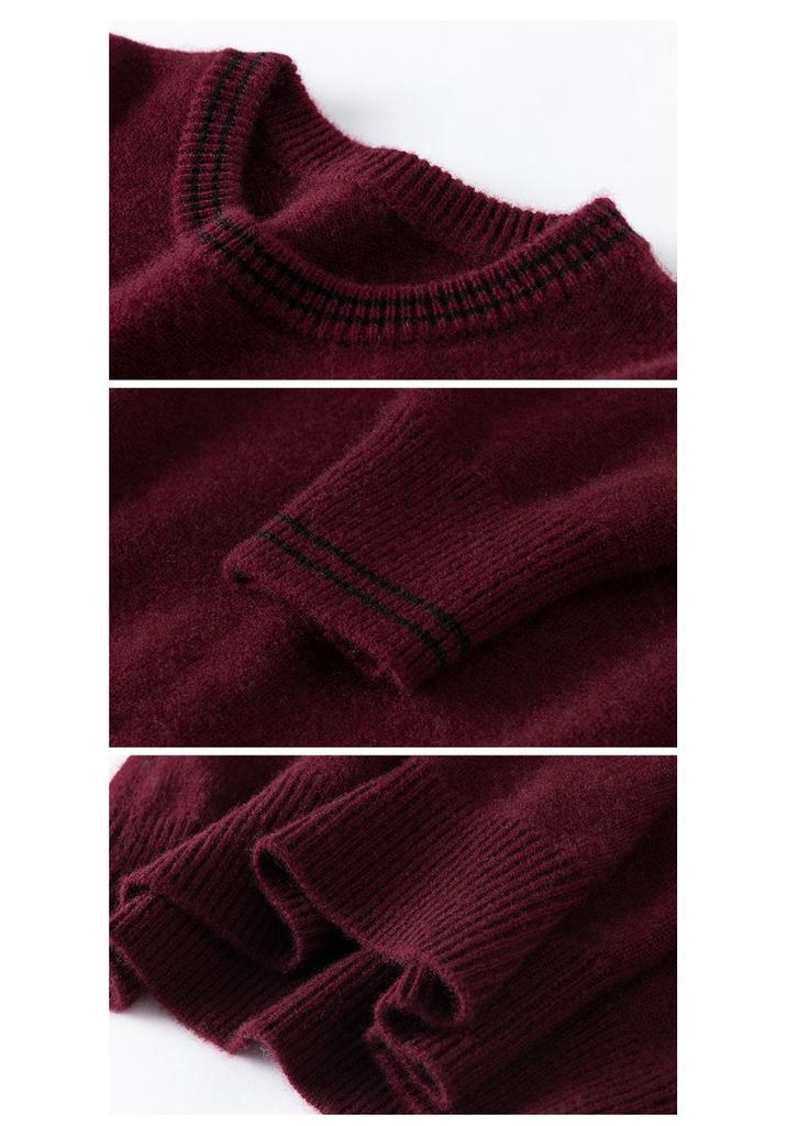 Women's Cashmere Knit Sweater - Autumn/Winter Loose Fit, Versatile Style