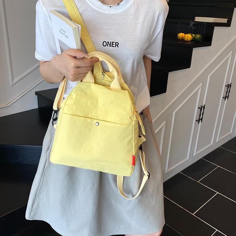 Schoolbag Backpack Small Fashion Travel Backpack New Trendy Backpack Single Shoulder Portable Multifunctional Lightweight Bag