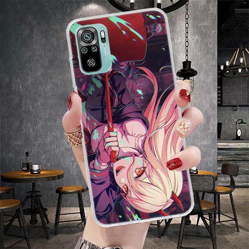 C-Chainsaw Mans Power Soft Phone Case For Xiaomi Redmi Note 15 14 14S 13 12 Pro Plus 12S 11 11S 11E 10 10S 11T 5G Fundas Coque R