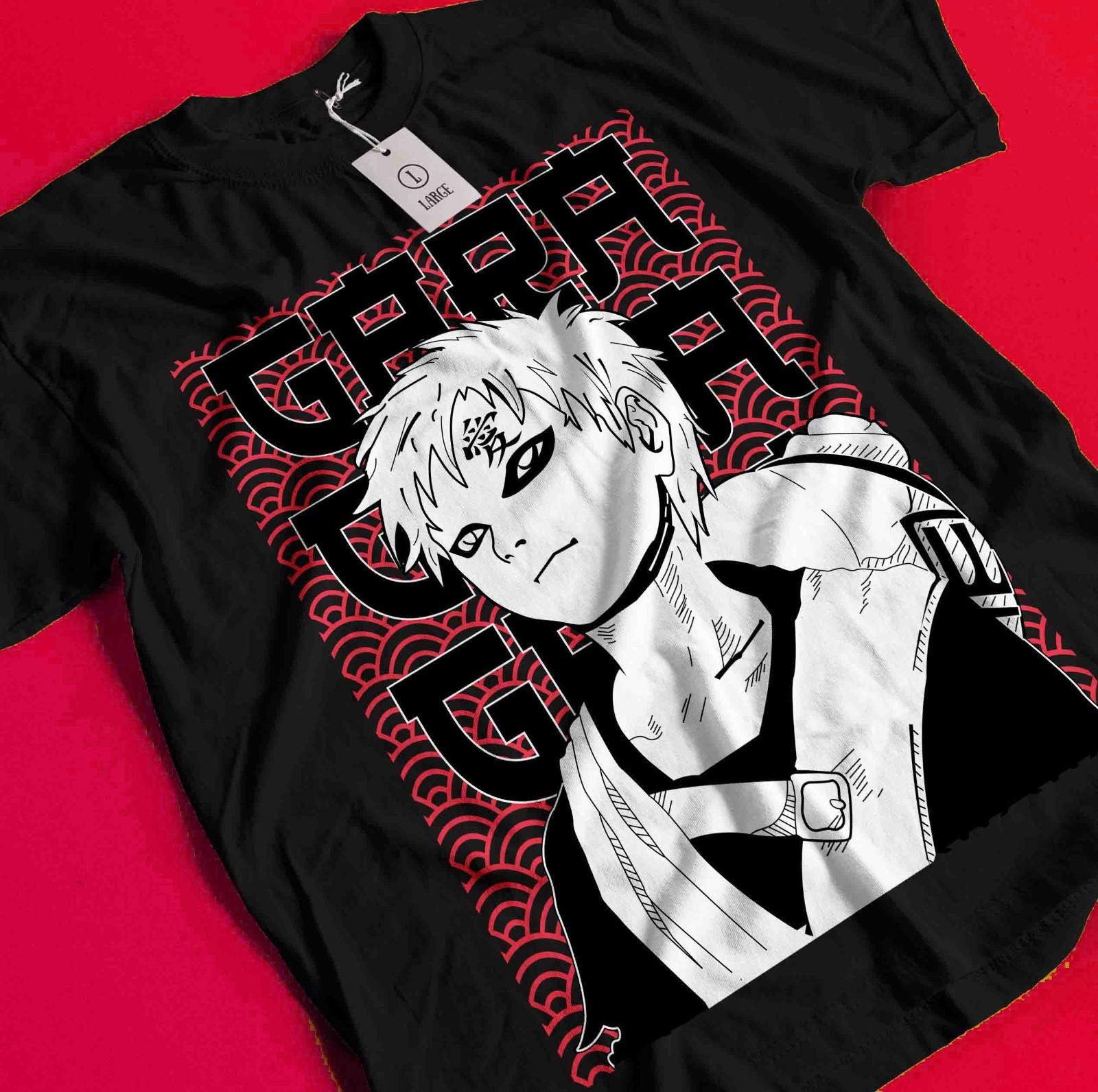 

Gaara Shirt Naruto Tshirt Rock Lee T-Shirt Madara Kakashi Itachi Timari Sasuke AA109 S