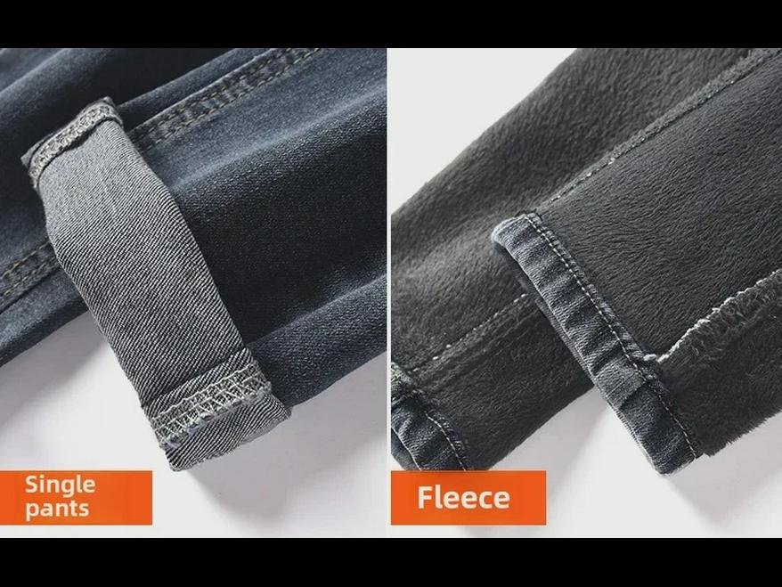 2023, blugi skinny de pluș cu talie înaltă, pentru toamna/iarna, pantaloni casual cu nasturi, slim fit